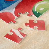 クリスマスジンジャーブレッドハウスパズル ジグソーパズル (側面)