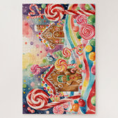 クリスマスジンジャーブレッドハウスパズル ジグソーパズル (縦)