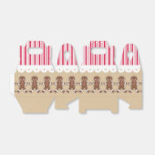 クリスマスジンジャーブレッドハウスパーティートリートギフトボックス フェイバーボックス (折り畳みなし)