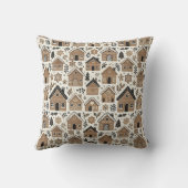 クリスマスジンジャーブレッドハウス クッション (裏面)