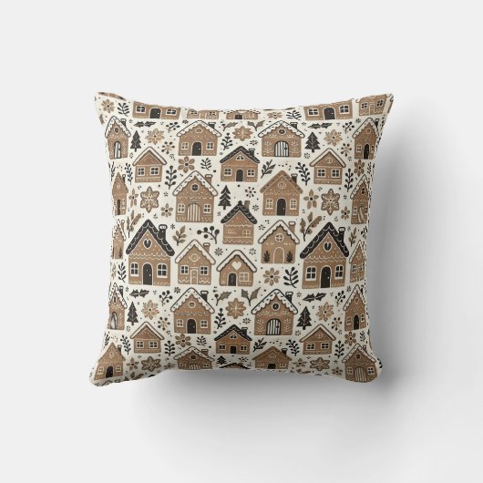 クリスマスジンジャーブレッドハウス クッション (裏面)