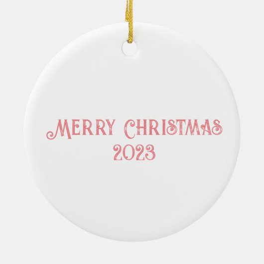 クリスマスジンジャーブレッドハウス セラミックオーナメント (裏面)