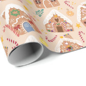 クリスマスジンジャーブレッドハウス ラッピングペーパー (ロールコーナー)