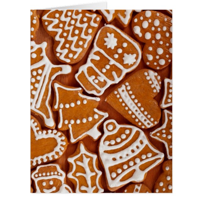 クリスマスジンジャーブレッドビスケット (正面)