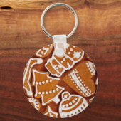 クリスマスジンジャーブレッドビスケット キーホルダー (裏面)