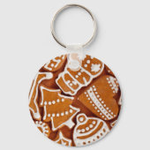 クリスマスジンジャーブレッドビスケット キーホルダー (裏面)