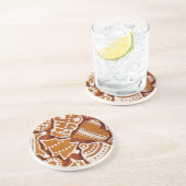 クリスマスジンジャーブレッドビスケット コースター (側面)