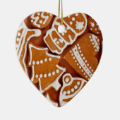 クリスマスジンジャーブレッドビスケット セラミックオーナメント (右)