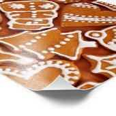 クリスマスジンジャーブレッドビスケット フォトプリント            (角)