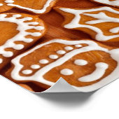 クリスマスジンジャーブレッドビスケット ポスター (角)