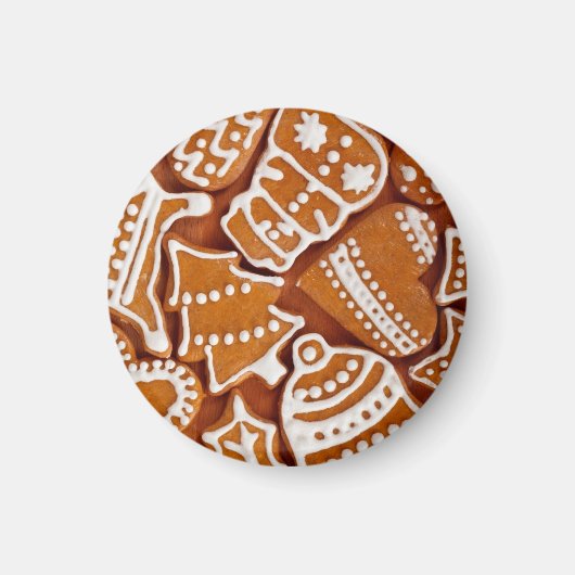 クリスマスジンジャーブレッドビスケット マグネット (正面)