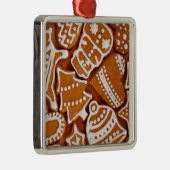 クリスマスジンジャーブレッドビスケット メタルオーナメント (右)