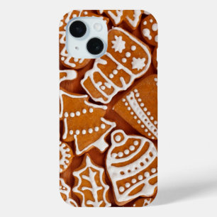 クリスマスジンジャーブレッドビスケット iPhone 15ケース