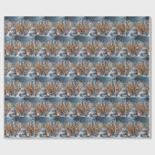 クリスマスジンジャーブレッドビレッジ ラッピングペーパー (フラット)