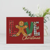 クリスマスジンジャーブレッドファミリーが大好き！ シーズンカード (スタンド正面)