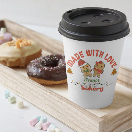 クリスマスジンジャーブレッドベーカリー 紙コップ