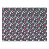 クリスマスジンジャーブレッドホットチョコレートペパーミント テーブルクロス (正面(横))