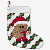 クリスマスジンジャーブレッドホリデークッキーストッキング スモールクリスマスストッキング (正面)