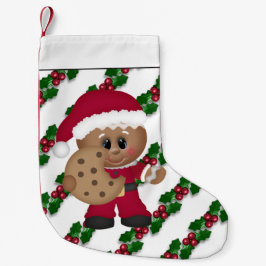 クリスマスジンジャーブレッドホリデークッキーストッキング スモールクリスマスストッキング