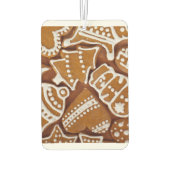 クリスマスジンジャーブレッドホリデークッキー カーエアーフレッシュナー (裏面)