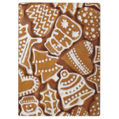 クリスマスジンジャーブレッドホリデークッキー クリップボード (裏面)