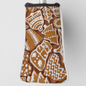 クリスマスジンジャーブレッドホリデークッキー ゴルフヘッドカバー (回転90)