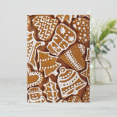 クリスマスジンジャーブレッドホリデークッキー シーズンカード (スタンド正面)