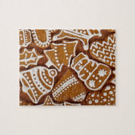 クリスマスジンジャーブレッドホリデークッキー ジグソーパズル