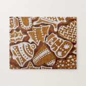 クリスマスジンジャーブレッドホリデークッキー ジグソーパズル (横)