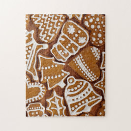 クリスマスジンジャーブレッドホリデークッキー ジグソーパズル