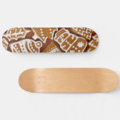 クリスマスジンジャーブレッドホリデークッキー スケートボード (横)