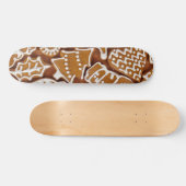 クリスマスジンジャーブレッドホリデークッキー スケートボード (横)