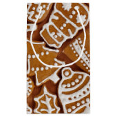 クリスマスジンジャーブレッドホリデークッキー スモールペーパーバッグ (裏面)