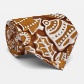 クリスマスジンジャーブレッドホリデークッキー ネクタイ (ロール)