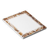 クリスマスジンジャーブレッドホリデークッキー ノートパッド (アングル)