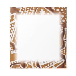 クリスマスジンジャーブレッドホリデークッキー ノートパッド