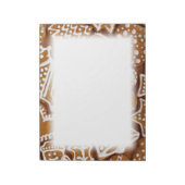 クリスマスジンジャーブレッドホリデークッキー ノートパッド (回転)