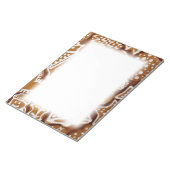 クリスマスジンジャーブレッドホリデークッキー ノートパッド (アングル)