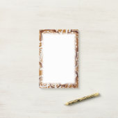 クリスマスジンジャーブレッドホリデークッキー ポストイット (デスク上)