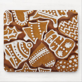 クリスマスジンジャーブレッドホリデークッキー マウスパッド
