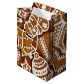 クリスマスジンジャーブレッドホリデークッキー ミディアムペーパーバッグ (裏面アングル)