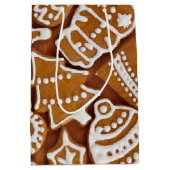 クリスマスジンジャーブレッドホリデークッキー ミディアムペーパーバッグ (正面)