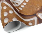 クリスマスジンジャーブレッドホリデークッキー ラッピングペーパー (ロールコーナー)