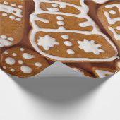 クリスマスジンジャーブレッドホリデークッキー ラッピングペーパー (角)