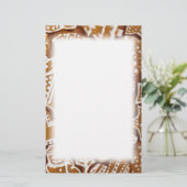 クリスマスジンジャーブレッドホリデークッキー 便箋 (スタンド正面)