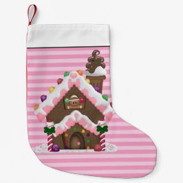 クリスマスジンジャーブレッドホリデー漫画ストッキング スモールクリスマスストッキング