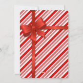 クリスマスジンジャーブレッドマンクッキースノーエンジェル シーズンカード (裏面)