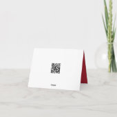 クリスマスジンジャーブレッドマンスノーエンジェル シーズンカード (裏面)