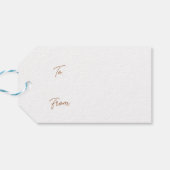 クリスマスジンジャーブレッドマンベージュ#C6A27Fギフトラベル ギフトタグ (裏面横)