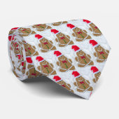 クリスマスジンジャーブレッドマン天使 ネクタイ (ロール)